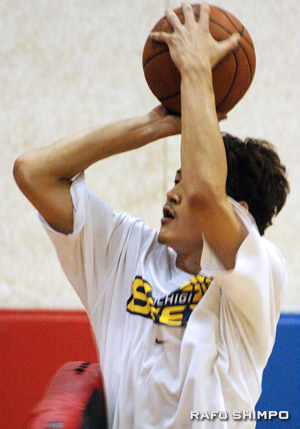 shooting Kawamura has a sweet shot, but needs to get stronger if he hopes to make the NBA.