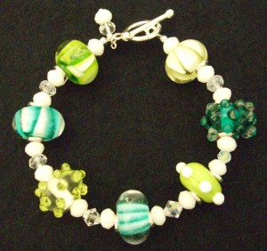 09.07.11-kk lampwork bracelet