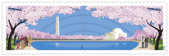 USPS-Stamp-Cherry-trees