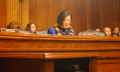 Sen. Mazie Hirono speaks during debate on the immigration reform legislation.